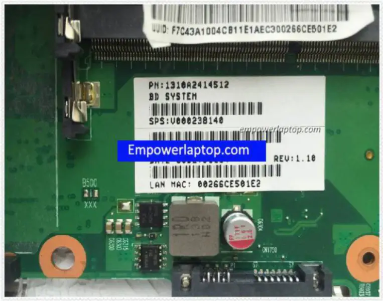 Toshiba V000238140 Hudson M1 E-300 Hauptplatine