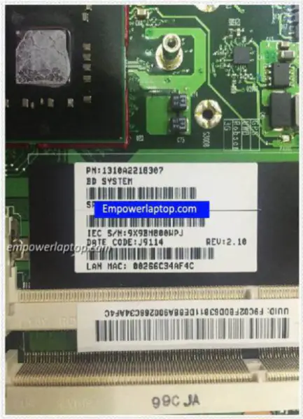 Toshiba E105 E105-S1802 V000165030 Hauptplatine