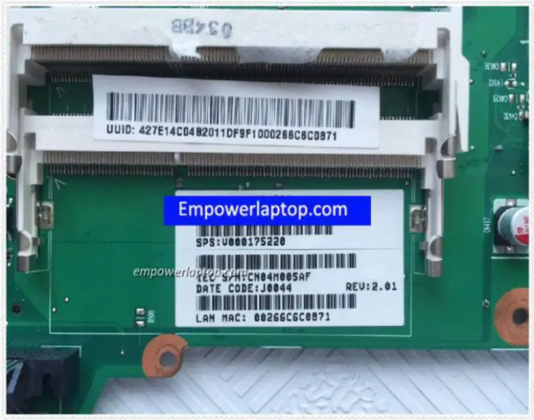 Toshiba L510 V000175220 Hauptplatine