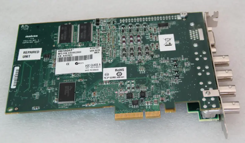 MATROX V10 Y7231-03 VI07IAOA/F* PCIE DAQ-Karte