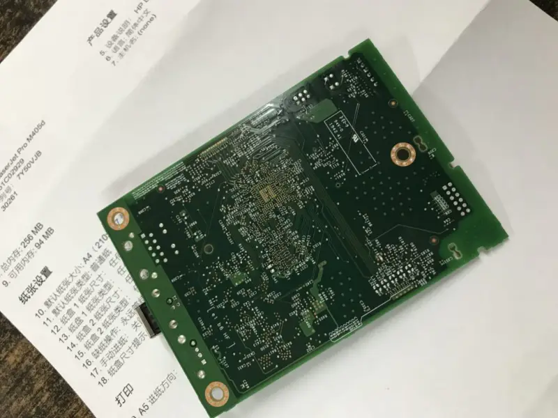 W2Q09-60001 Formatter Board für HP LaserJet Pro M404N M404 404 Hauptplatine MotherBoard Logic Board Kompatibel für Toner 76A