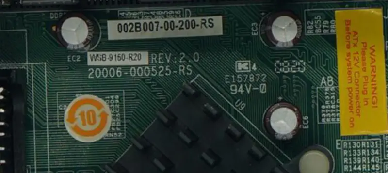 IEI WSB-9150-R20 REV:2.0 Industrie-Motherboard