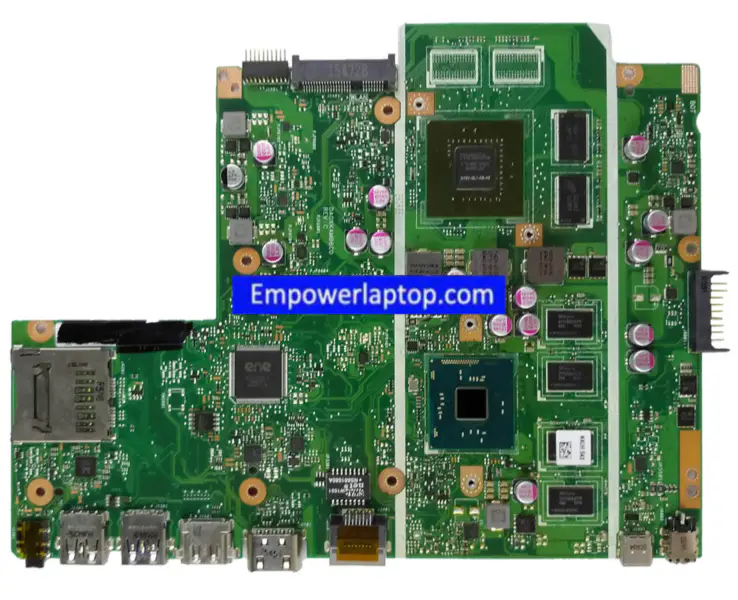 ASUS X541SC Laptop-Motherboard mit integriertem 4GB Ram