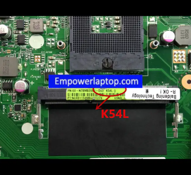 Asus X54H Hauptplatine