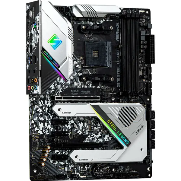ASROCK X570 STEEL LEGEND Mainboard ATX AMD X570 DDR4 128G AM4