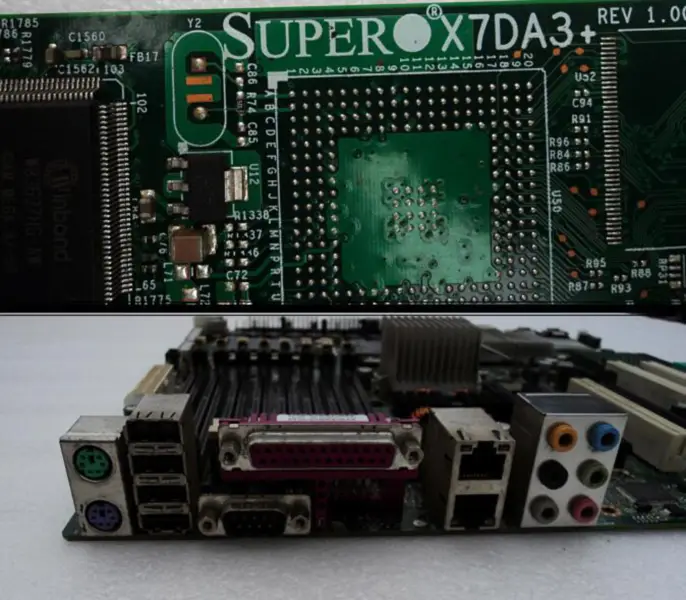 SuperMicro X7DA3+ REV 1.00 INTEL S5000X Workstation-Motherboard