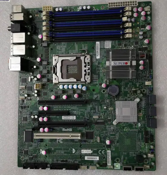 SuperMicro X8SAX REV 2.00 Server-Motherboard LGA 1366 X58 DDR3