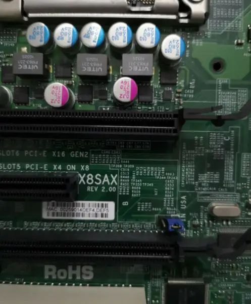 SuperMicro X8SAX REV 2.00 Server-Motherboard LGA 1366 X58 DDR3