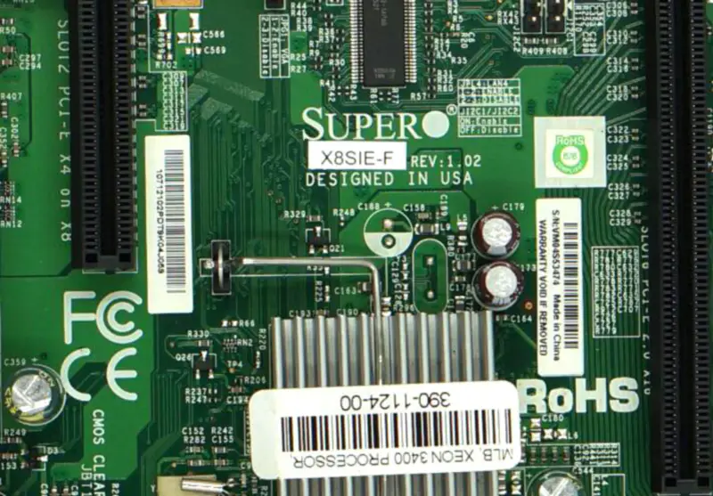 SuperMicro X8SIE-F LGA1156 Single Server Motherboard S3420 Chipsatz 6 Speichersteckplätze Dual Gigabit LAN