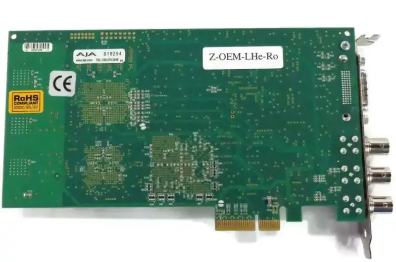 AJA KONA LHe Z-OEM-LHe-Ro 8/10-bit Unkomprimiert Analog/Digital SD PCIe Capture Karte 102035-03