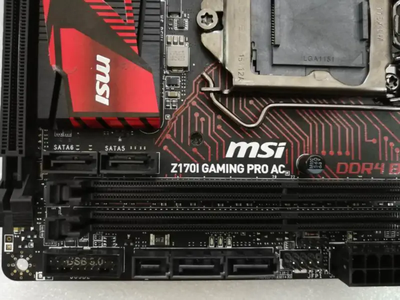 MSI Z170I GAMING PRO AC Mainboard LGA1151 DDR4 32G Mini-ATX