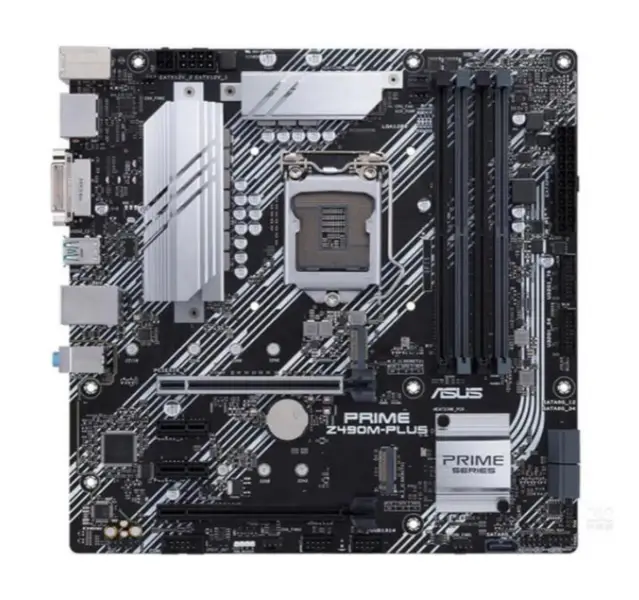 Asus PRIME Z490M-PLUS Mainboard LGA 1151 Z490 Overlocking Unterstützung i3 i5 i7 10100F 10400F 10400 10700K