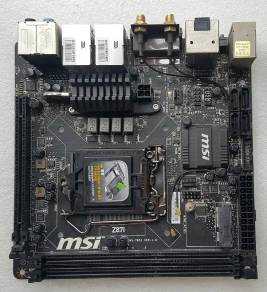 MSI Z87I Mainboard LGA1150 DDR3 32GB Mini-ITX
