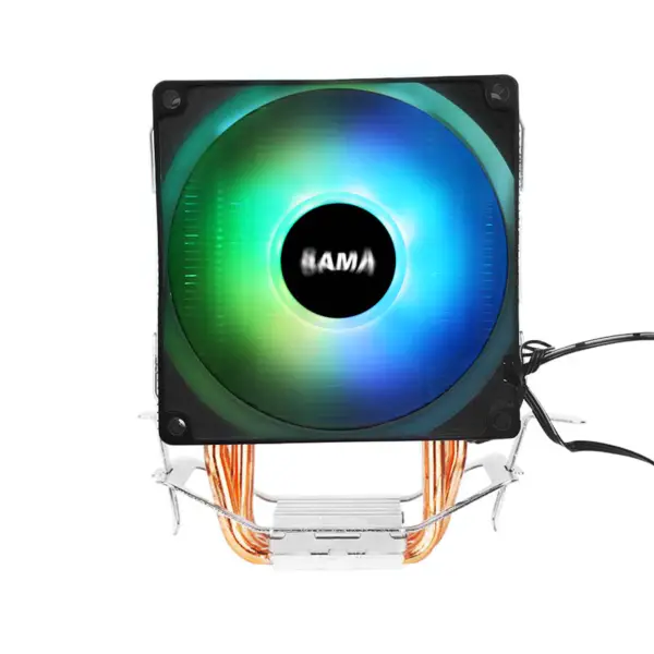 3 Heatpipes 90mm Cpu-Luftkühler mit buntem Argb-Lüfter