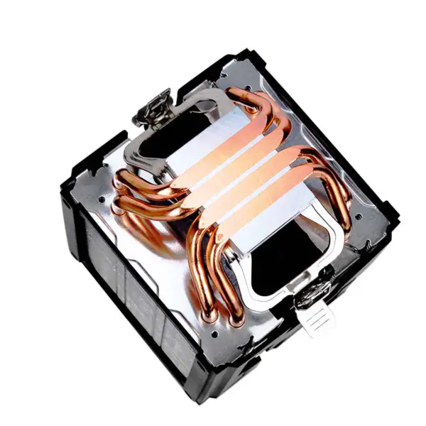 4 Wärmerohre 90mm Regenbogen Cpu Luftkühler Kompatibel mit Intel und Amd