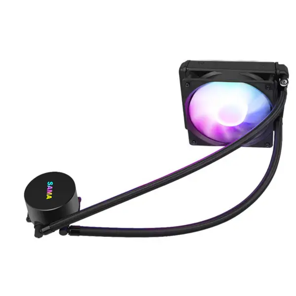 Sama 120mm Flüssigkeit Cpu Kühler Cpu Flüssigkeitskühler Wasser Kühler Cpu für Pc Gaming Case