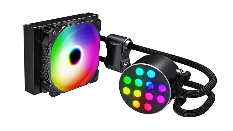 Sama 120mm Radiator Regenbogen Pc Para Cpu Rgb Flüssigkeitskühler Block Computer Cpu Wasserkühler und Kühlung Fan-Systeme für Pc Cpu