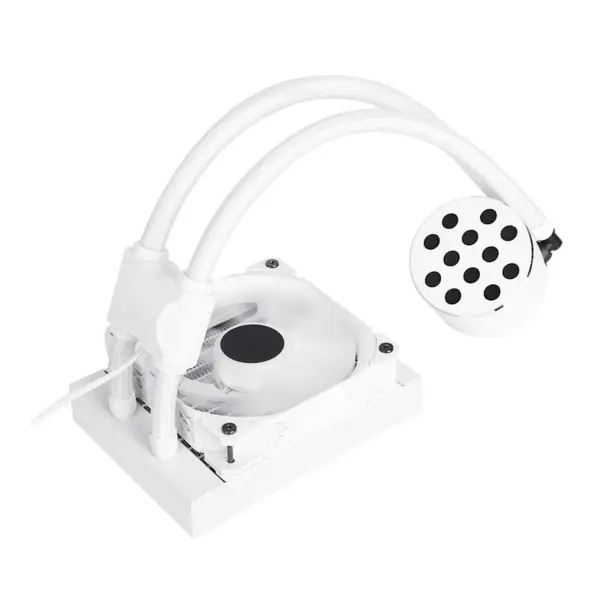 Sama 12cm Aio Cpu Kühler Radiator Kupfer Display Wasser Flüssigkeitskühlung Pc Cpu Kühler Rgb Glow mit niedrigeren Lärm Pumpe