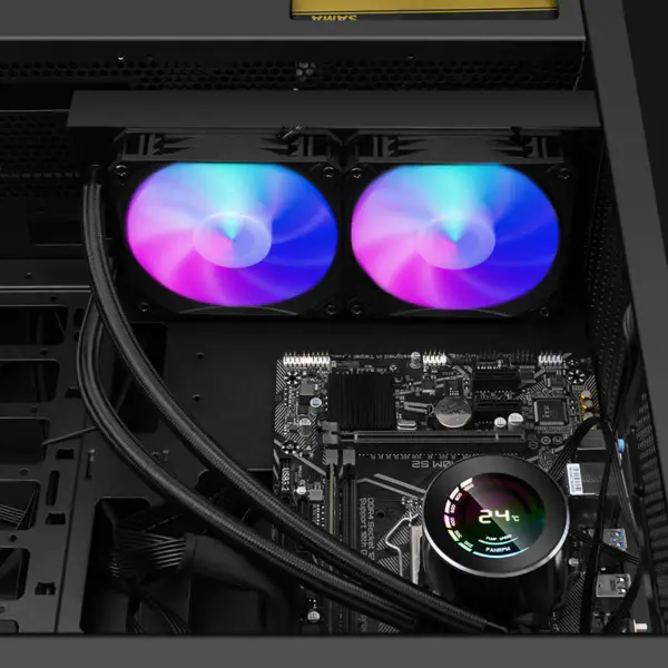 Sama 240mm integrierte Cpu Wasserkühlung Flüssigkeitskühler für Pc Fall