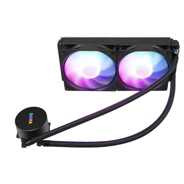 Sama 240mm integrierte Cpu Wasserkühlung Flüssigkeitskühler mit Licht