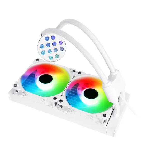 Sama 240mm Radiator Regenbogen Pc Para Cpu Rgb Flüssigkeitskühler Block Computer Cpu Wasserkühler und Kühlung Fan-Systeme für Pc Cpu