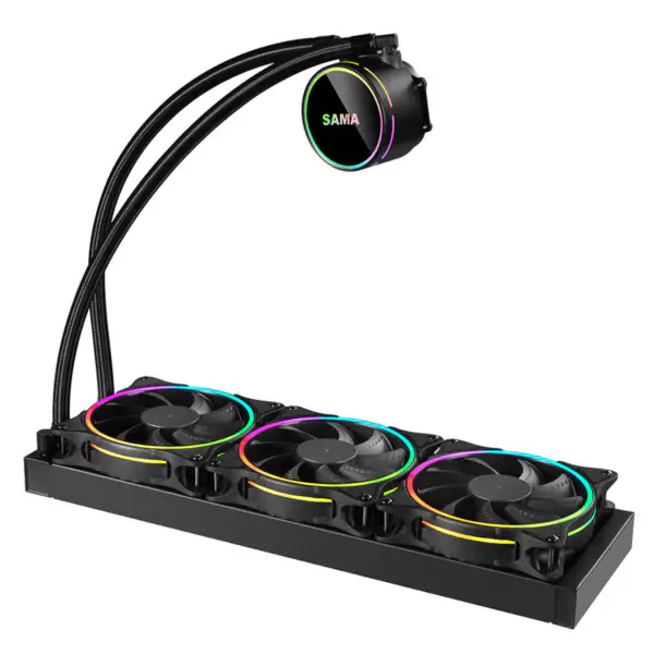 Sama 360mm Radiator Regenbogen Pc Para Cpu Rgb Flüssigkeitskühler Block Computer Cpu Wasserkühler