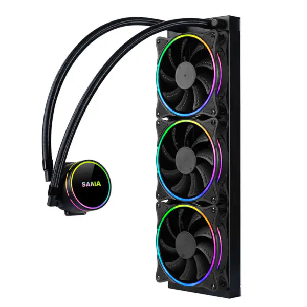 Sama 360mm Radiator Regenbogen Pc Para Cpu Rgb Flüssigkeitskühler Block Computer Cpu Wasserkühler