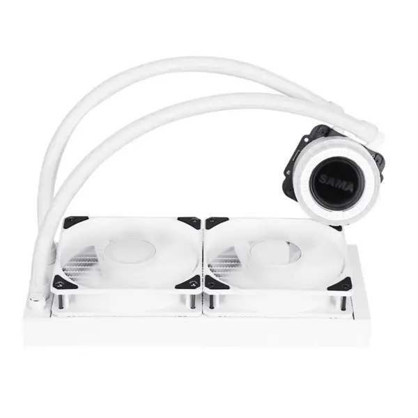 Sama Aio Cpu 240mm Radiator Weiß Schwarz Kühlkörper Flüssigkeit Rgb Kühler Cpu Pc Computer Prozessor Wasserkühlung Kühler Pc Gaming