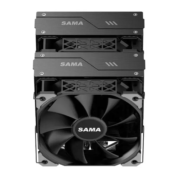 Sama Am4 Am5 Cpu Kühlkörper Kühler Starke Funktionelle Lüfter Doppellüfter Kühler Cpu Prozessor Kühlung