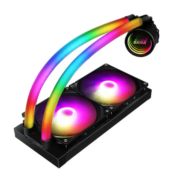 Sama Am4 Am5 Kühler Gaming Computer Flüssigkeitskühler Cpu Kühler Argb Luftpumpe mit niedrigeren Lärm