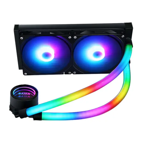 Sama Am4 Am5 Kühler Gaming Computer Flüssigkeitskühler Cpu Kühler Argb Luftpumpe mit niedrigeren Lärm