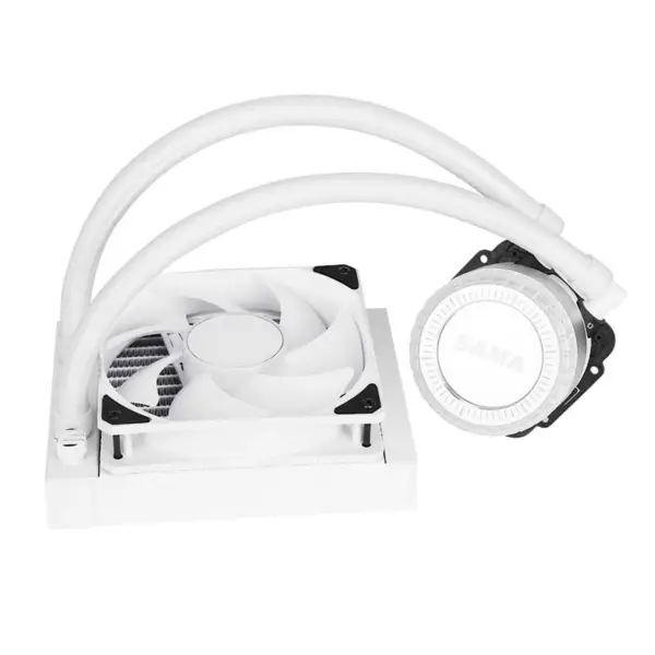 Sama Argb Coloful 120mm Radiator Weiß Pc Cpu Wasserkühler