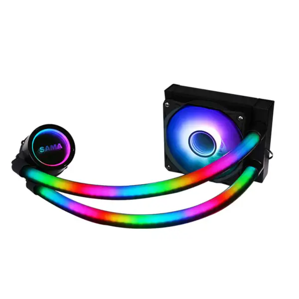 Sama Argb Steuerung Einzel 12cm Rgb Fan Cpu Cpu Wasser Kühlung Kühler