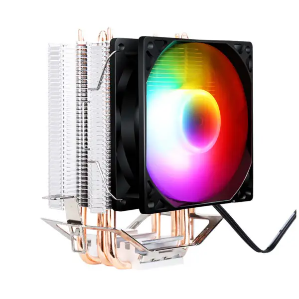 Sama Customizable Logo Computer Kühlung Fan 5v 3pin Rgb Kühlkörper Pc Intel Amd Cpu Luftkühler 3 Heatpipes 40000h Cpu Kühler