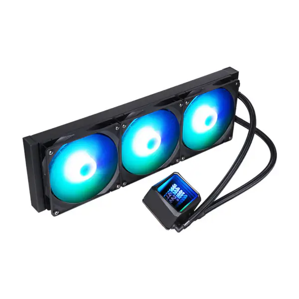Sama Customizable Logo Wasser Kühler 45.1cfm-90.3cfm Radiator Wärmeableitung Leistung Cpu Kühlung Fan