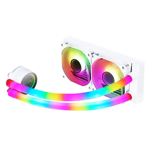 Sama Custom Cpu Kühler Kühlkörper 240 Rgb Kühlung Lüfter für Intel Amd Cpu Lga775/115x Am4 Am5 Ryzen 12600k Cpu Liquid Cool