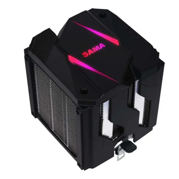 Sama 4 Heatpipes 90mm Cpu Lüfter Kühler Kühlkörper Regenbogen Cpu Kühler Luftkühler