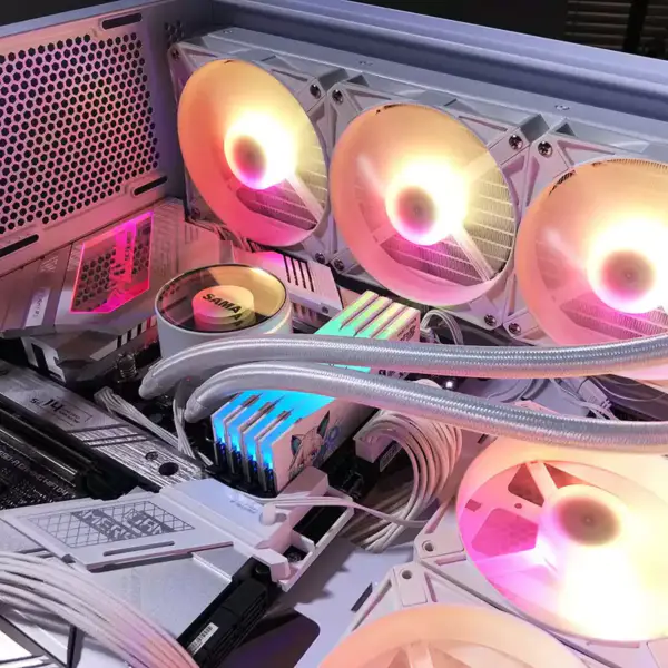 Sama Intel Amd 360mm Bunte Rgb Led Glow Computer Prozessor Kupfer Radiator Pc Flüssigkeit Aio Cpu Wasser Kühler Kühlung Pc
