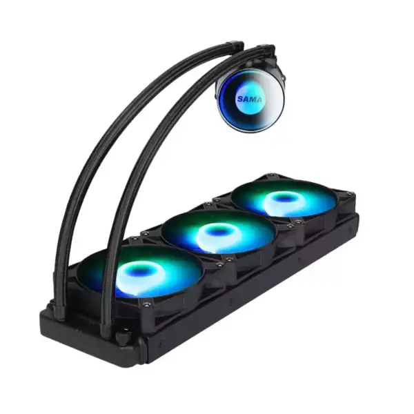 Sama Intel Amd 360mm Bunte Rgb Led Glow Computer Prozessor Kupfer Radiator Pc Flüssigkeit Aio Cpu Wasser Kühler Kühlung Pc