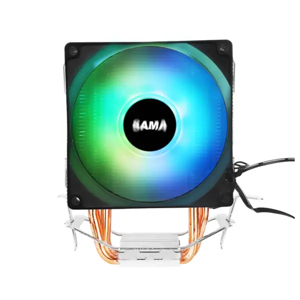 Sama 3 schwarze Wärmerohre Cpu Luftkühler Laptop Cpu Kühler 35.07cfm Argb Effekt Cpu Kühler