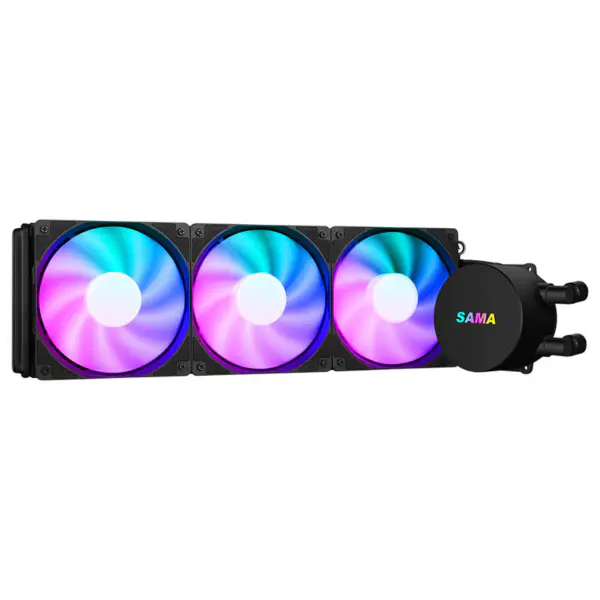 Sama Coloful Fan Weiß Wasserkühler für Pc Gehäuse