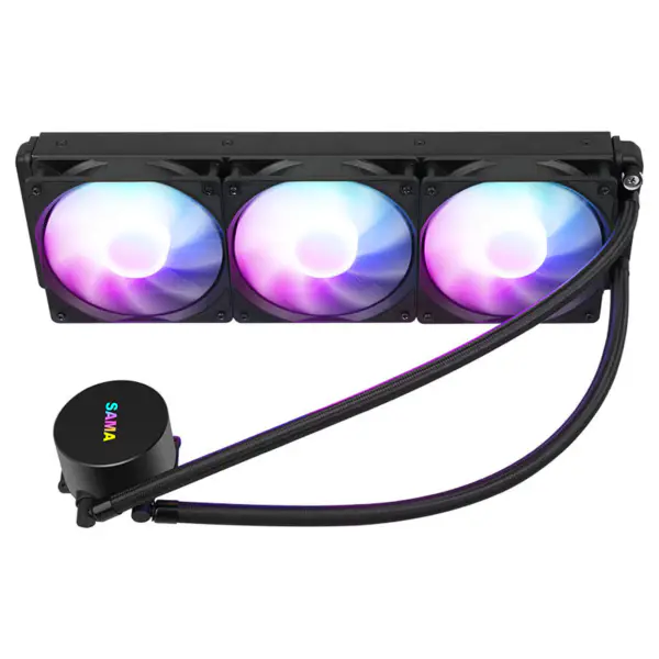 Sama Coloful Fan Weiß Wasserkühler für Pc Gehäuse