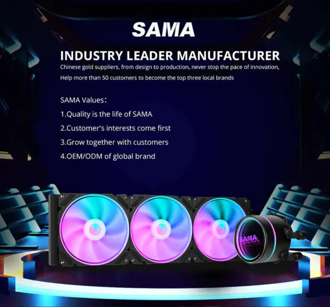 Sama 420mm Radiator Pc Cpu Flüssigkeitskühlung