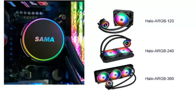 Sama Pc 360mm Radiator Flüssigkeit Aio Cpu Kühler Gpu Wasser Kühlung Kit System für Cpu