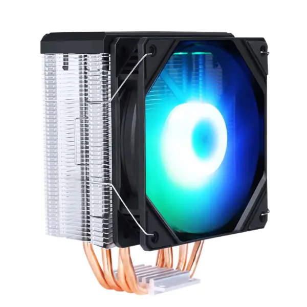 Sama Black Rainbow Rgb Gaming Computer Kühlung Heizkörper Heatpipe Prozessor Luftkühlung Cpu Luftkühler mit 4 Kupferrohr