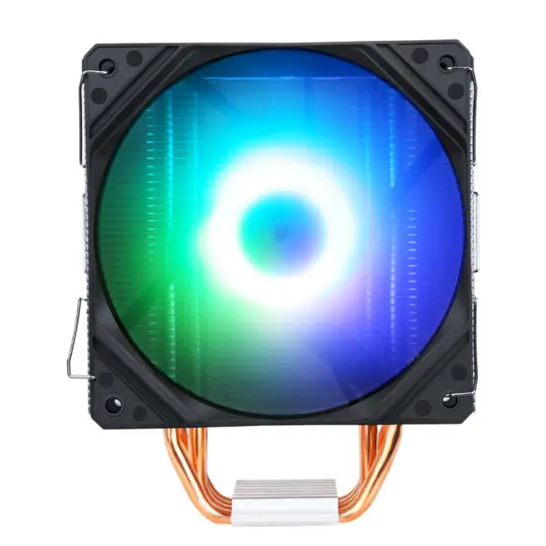 Sama Black Rainbow Rgb Gaming Computer Kühlung Heizkörper Heatpipe Prozessor Luftkühlung Cpu Luftkühler mit 4 Kupferrohr