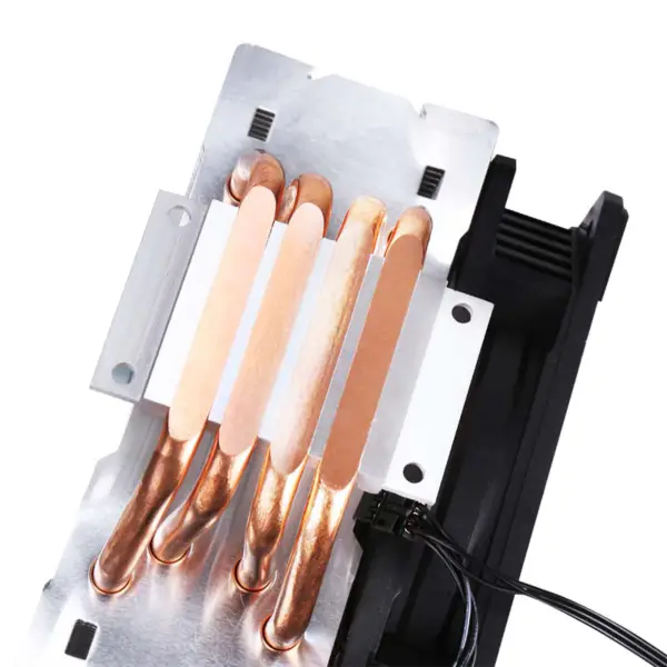 Sama Black Rainbow Rgb Gaming Computer Kühlung Heizkörper Heatpipe Prozessor Luftkühlung Cpu Luftkühler mit 4 Kupferrohr