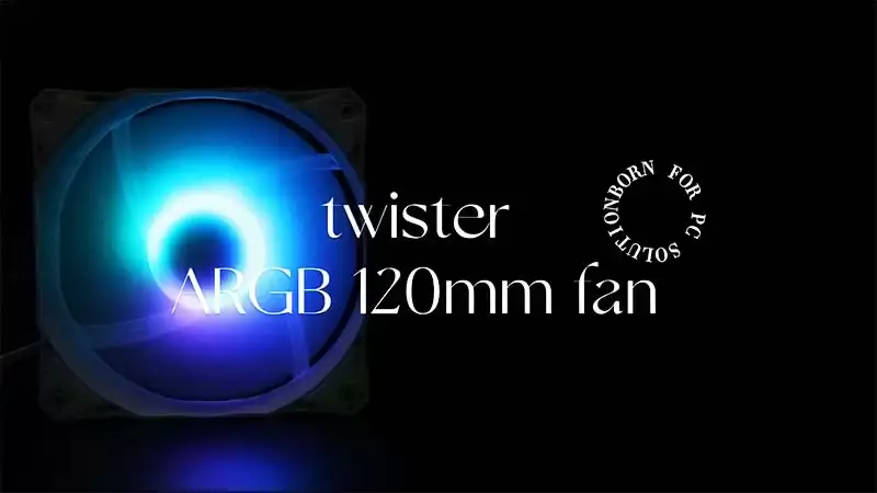 Sama Twister Argb Computer Cpu Fall Lüfter 120mm Cpu Kühlung Lüfter für Gaming Fall Pc