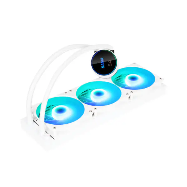 Sma Display Cpu Kerntemperatur Flüssigkeitskühler 50000hrs Cpu Kühler Rgb anpassbares Logo Argb Cpu Kühler