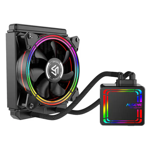 360mm bunte CPU-Kühler, Aio Wasser Kühlung Lüfter Computer Gehäuse Lüfter